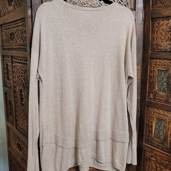 CAbi Recess Pullover - Beige - Size L - Picture 3 of 5
